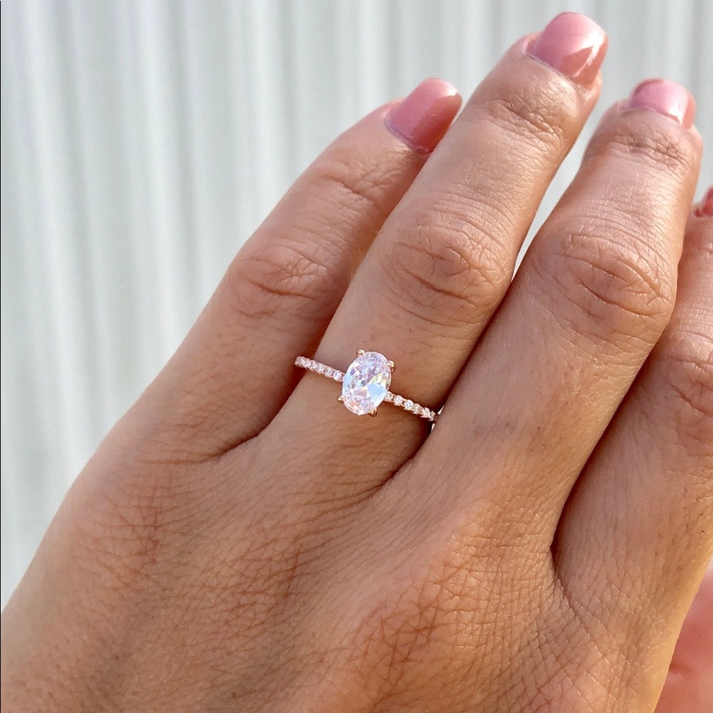 Rose Gold Fine Quality Ring, size 5